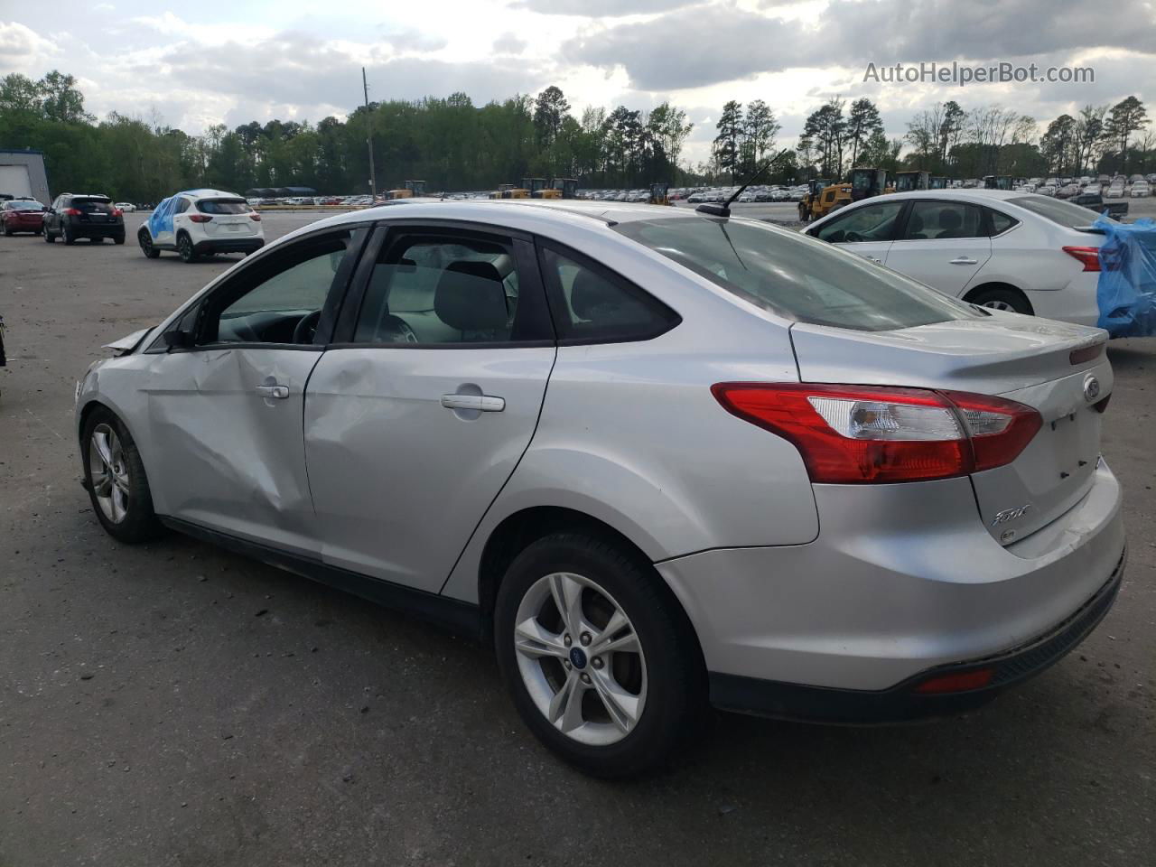 2013 Ford Focus Se Silver vin: 1FADP3F24DL266462