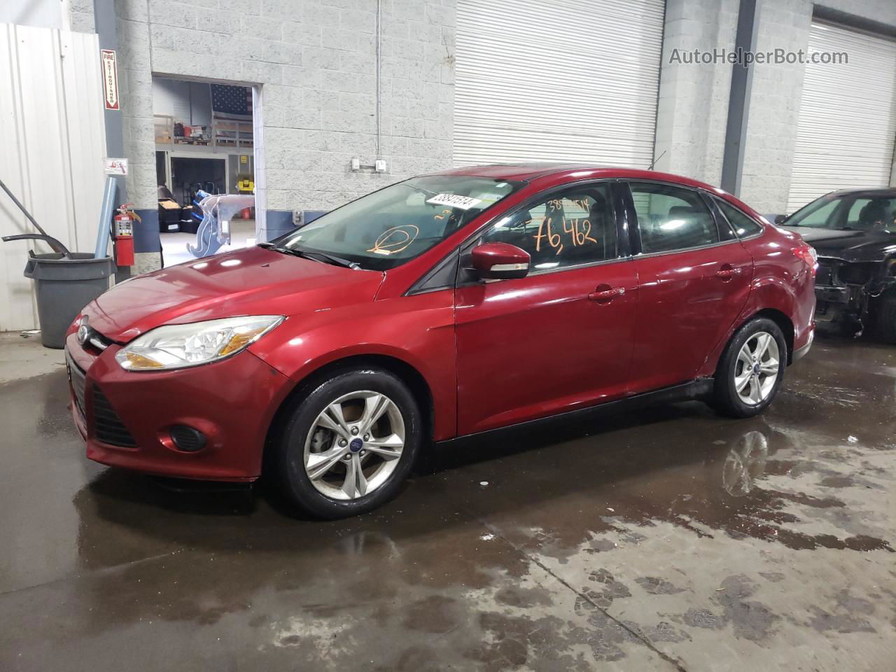 2013 Ford Focus Se Red vin: 1FADP3F24DL277137