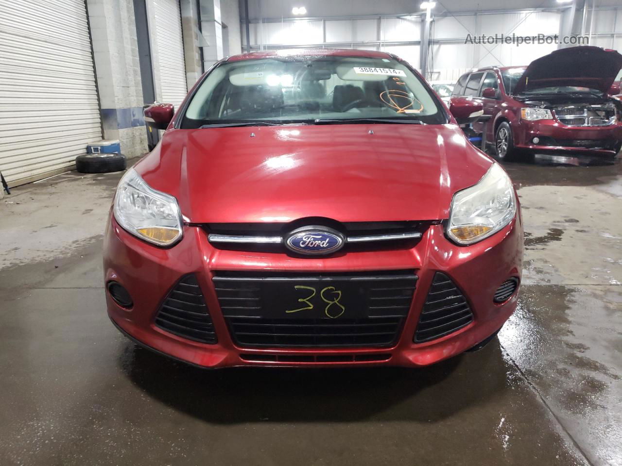 2013 Ford Focus Se Красный vin: 1FADP3F24DL277137