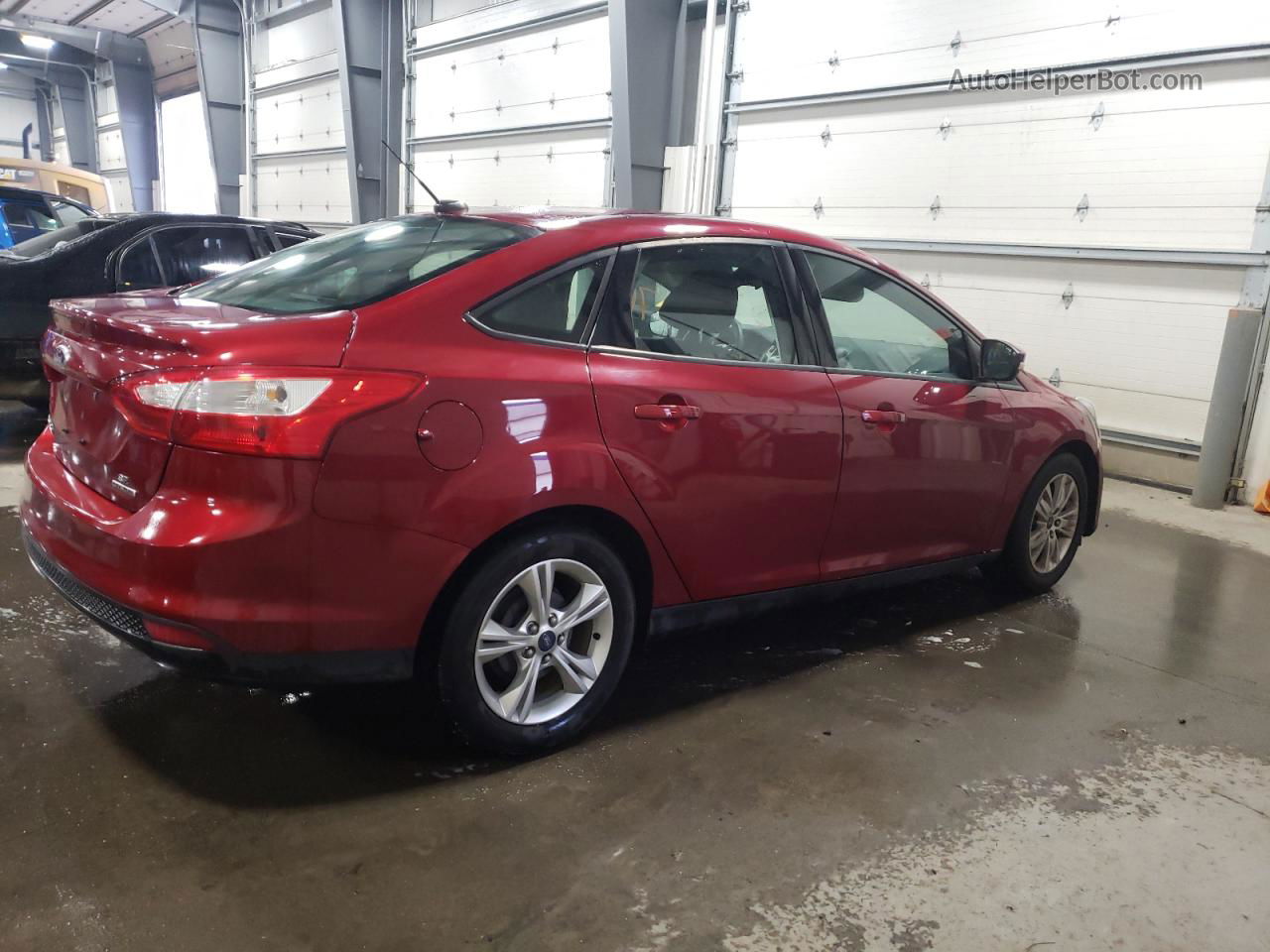 2013 Ford Focus Se Red vin: 1FADP3F24DL277137