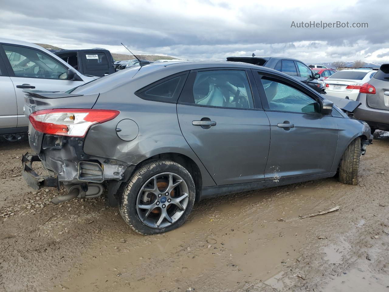 2013 Ford Focus Se Silver vin: 1FADP3F24DL308547