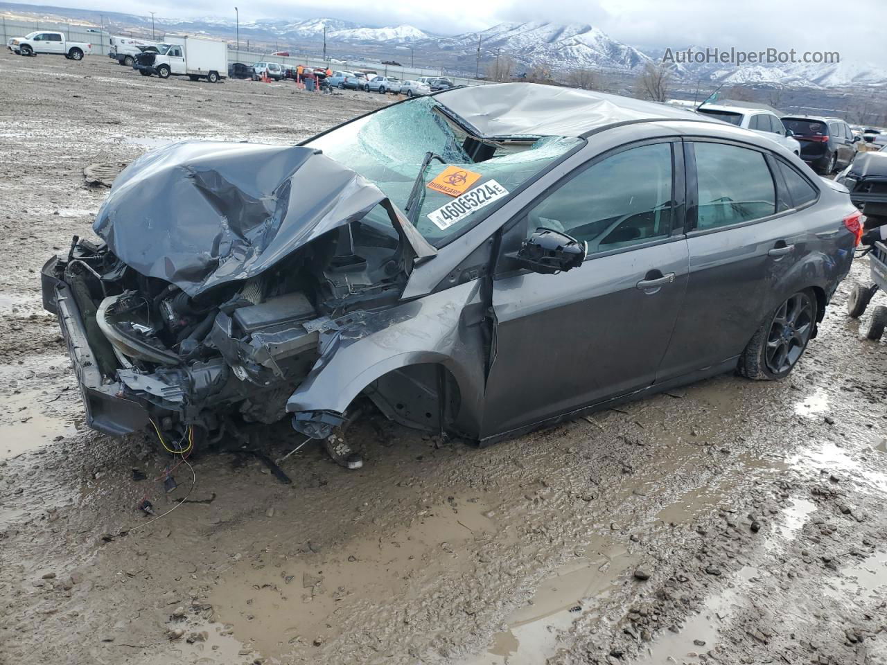 2013 Ford Focus Se Silver vin: 1FADP3F24DL308547