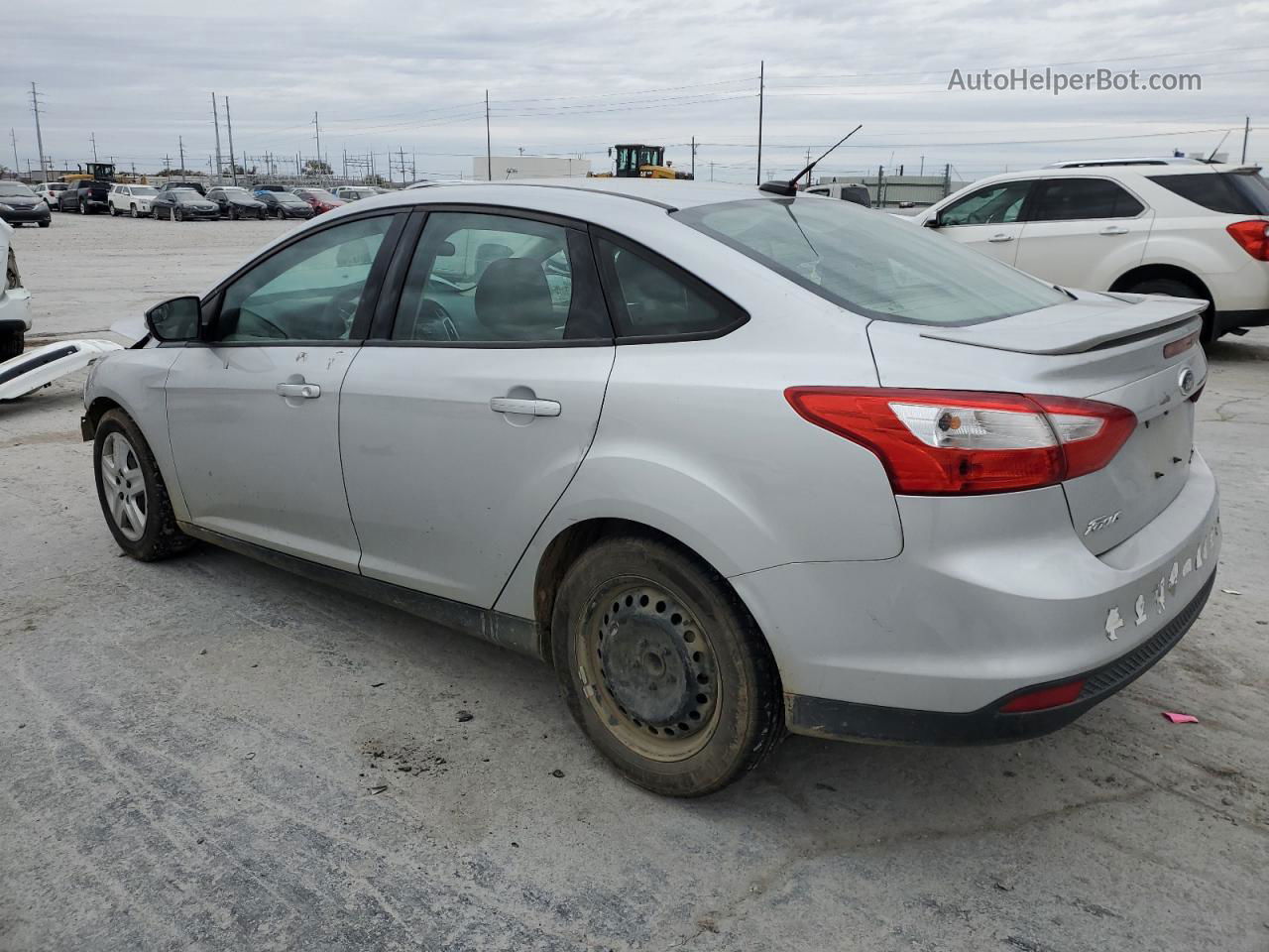 2013 Ford Focus Se Silver vin: 1FADP3F24DL321640