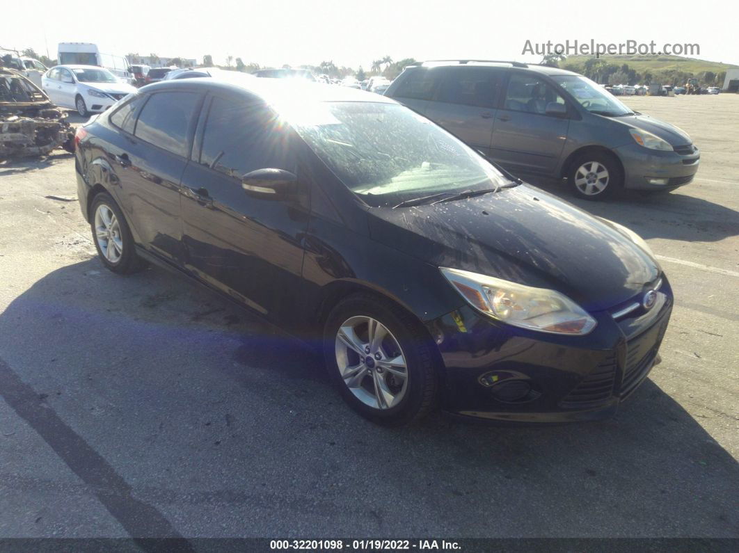 2013 Ford Focus Se Черный vin: 1FADP3F24DL376718