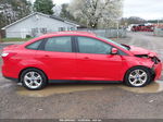 2014 Ford Focus Se Красный vin: 1FADP3F24EL106826