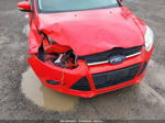 2014 Ford Focus Se Red vin: 1FADP3F24EL106826