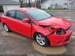 2014 Ford Focus Se Red vin: 1FADP3F24EL106826