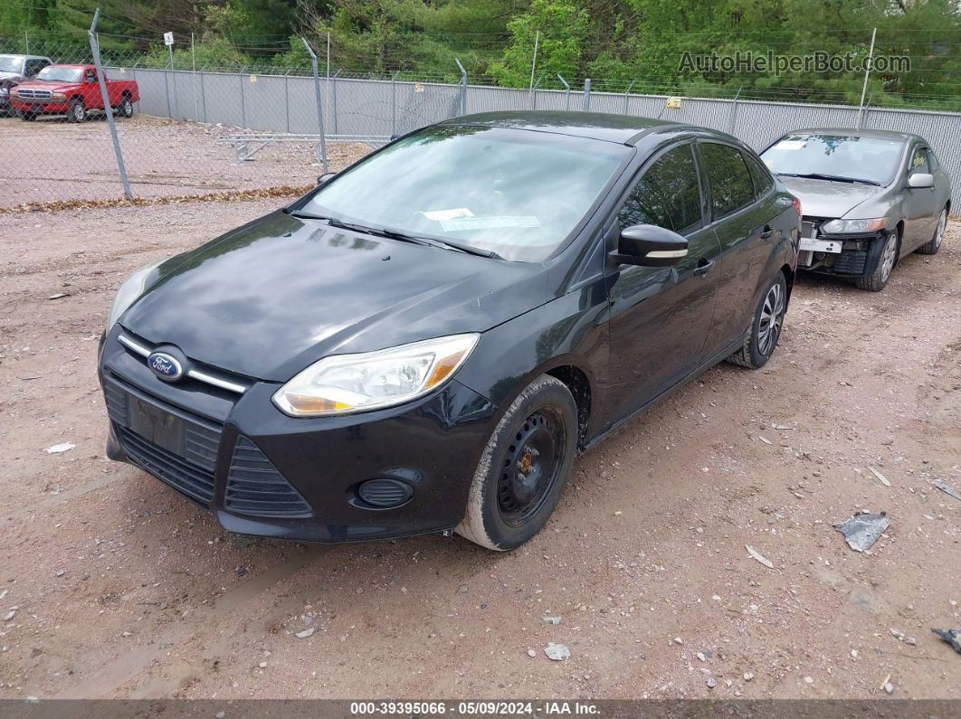 2014 Ford Focus Se Black vin: 1FADP3F24EL139020