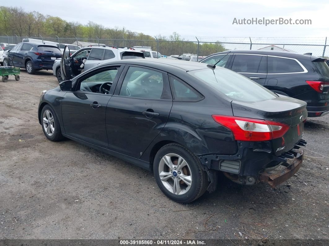 2014 Ford Focus Se Black vin: 1FADP3F24EL294053