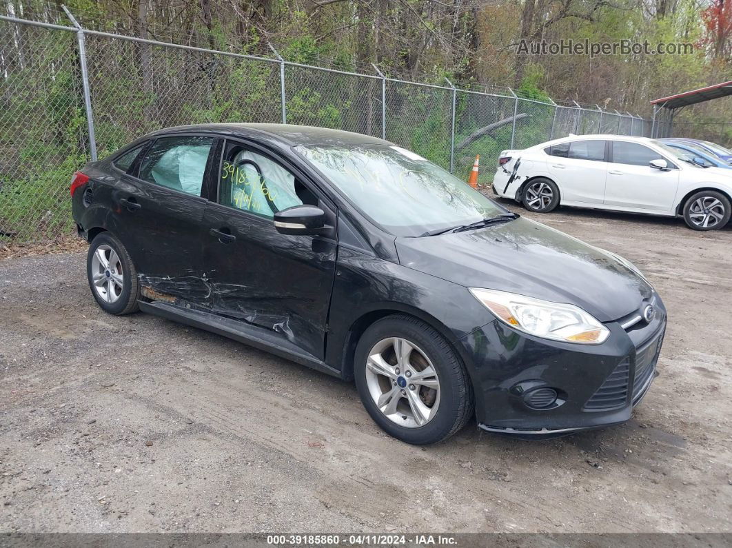 2014 Ford Focus Se Black vin: 1FADP3F24EL294053