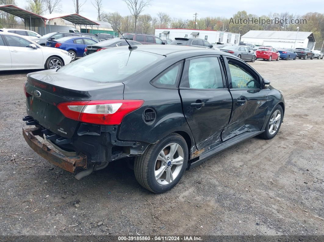 2014 Ford Focus Se Black vin: 1FADP3F24EL294053