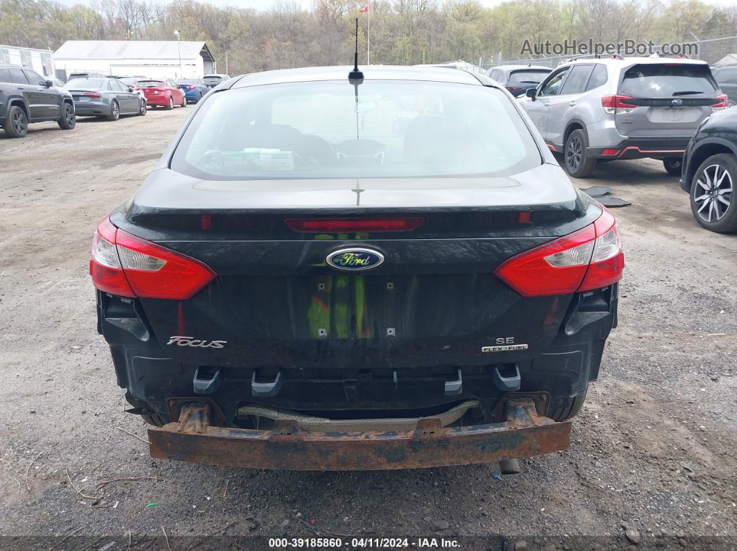 2014 Ford Focus Se Black vin: 1FADP3F24EL294053