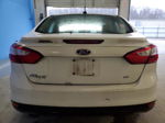 2014 Ford Focus Se White vin: 1FADP3F24EL339301