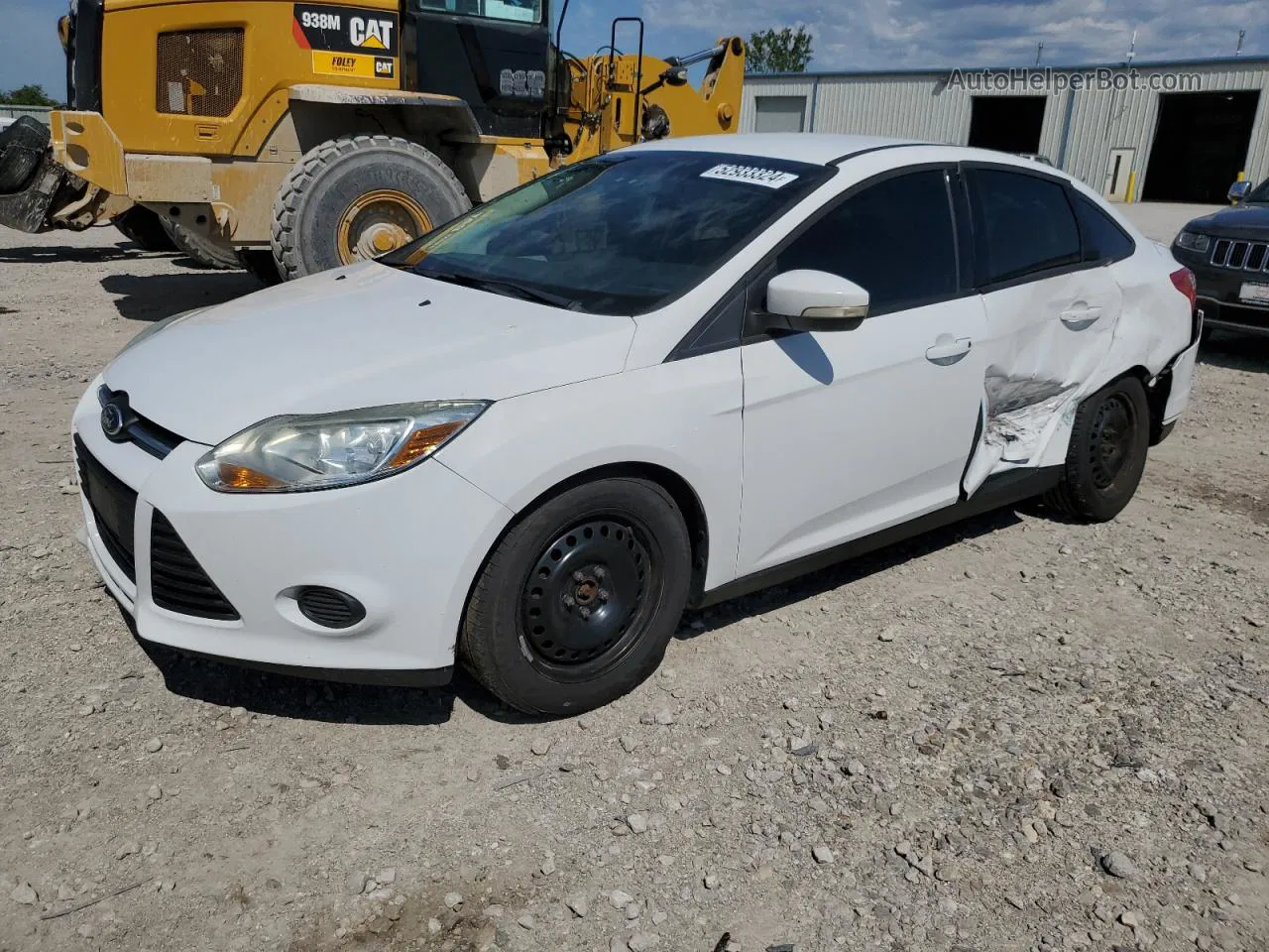 2014 Ford Focus Se White vin: 1FADP3F24EL357720