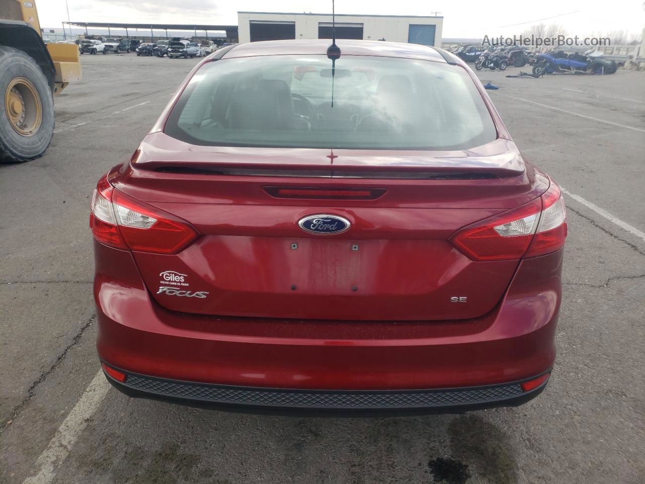 2014 Ford Focus Se Красный vin: 1FADP3F24EL366496