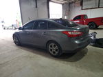 2014 Ford Focus Se Gray vin: 1FADP3F24EL380236