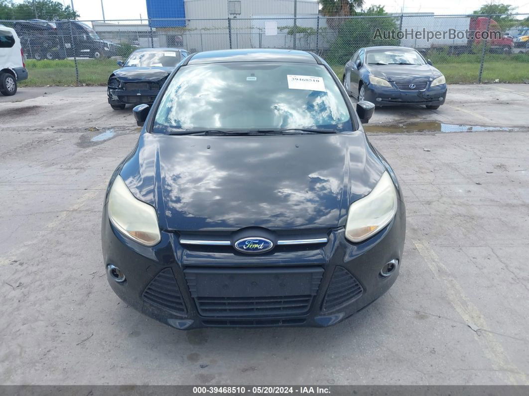 2014 Ford Focus Se Black vin: 1FADP3F24EL381113