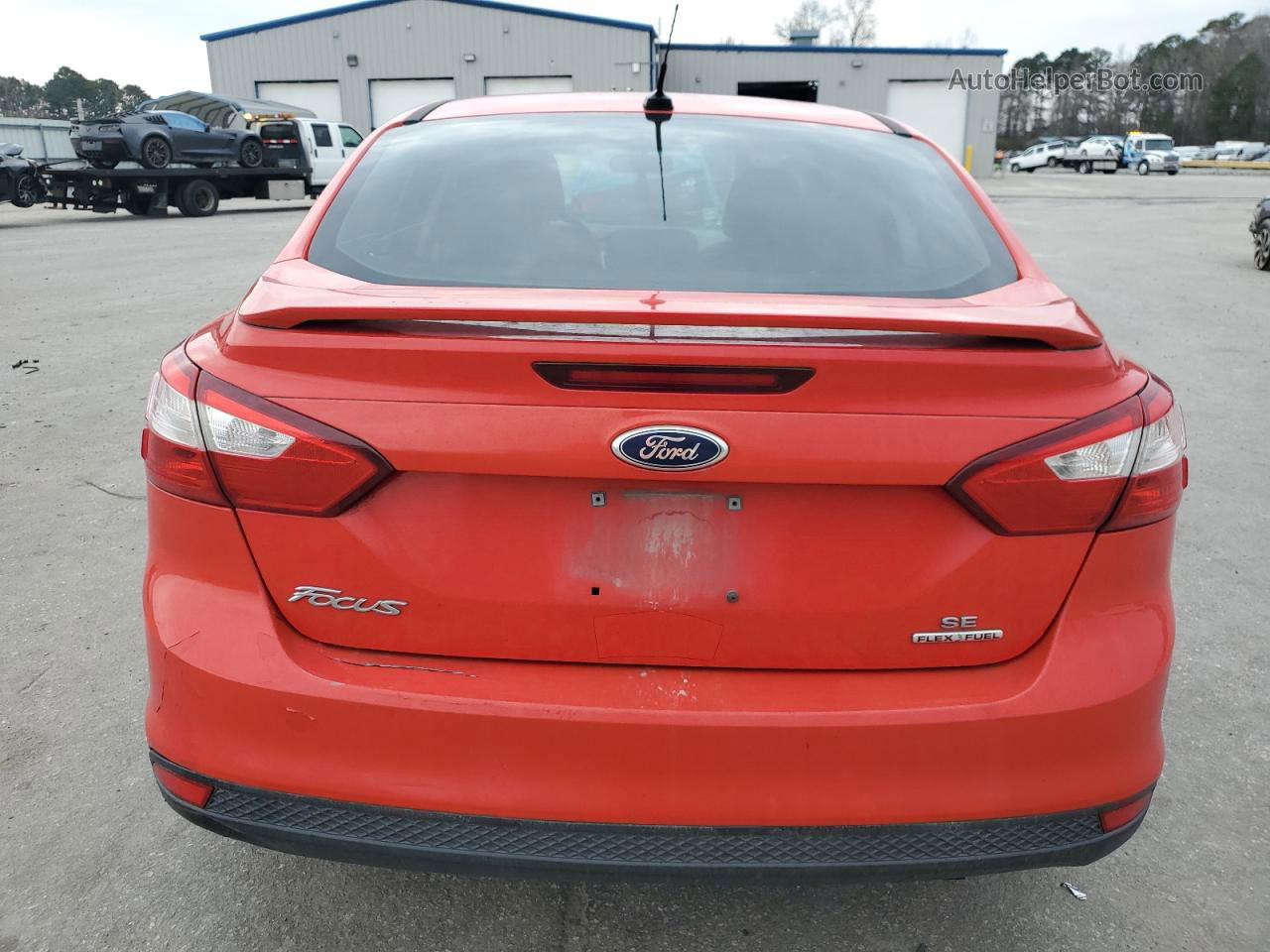 2014 Ford Focus Se Red vin: 1FADP3F24EL409945