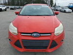 2014 Ford Focus Se Red vin: 1FADP3F24EL409945