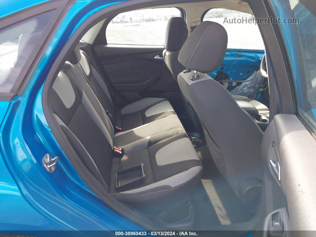 2014 Ford Focus Se Blue vin: 1FADP3F24EL422131