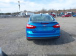 2014 Ford Focus Se Синий vin: 1FADP3F24EL422131