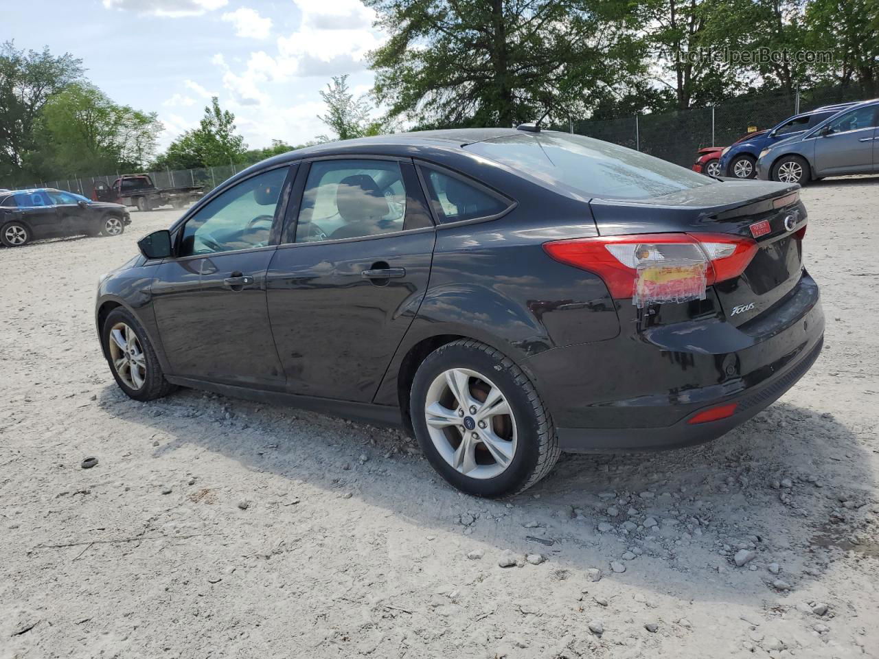 2014 Ford Focus Se Black vin: 1FADP3F24EL428186