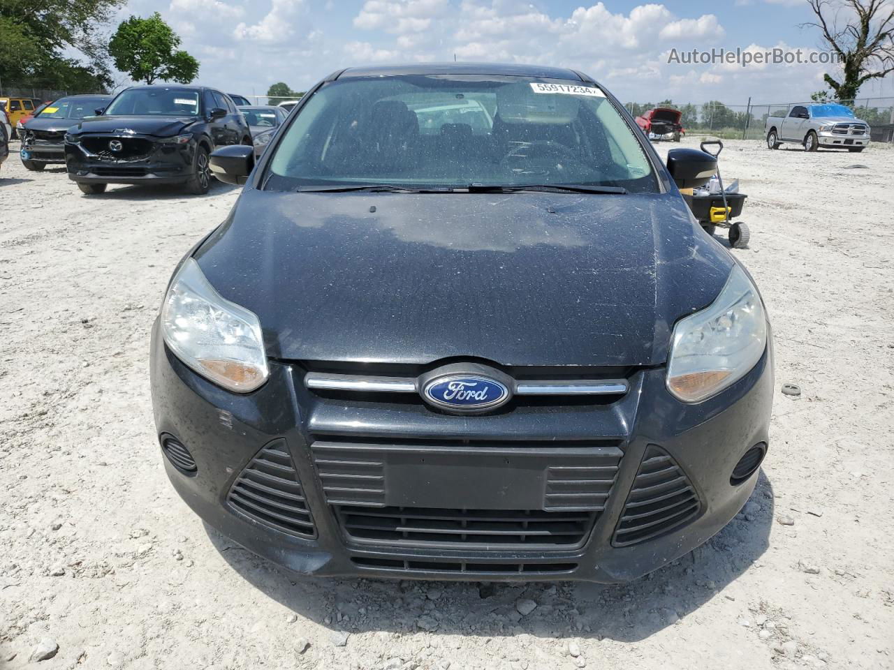 2014 Ford Focus Se Black vin: 1FADP3F24EL428186