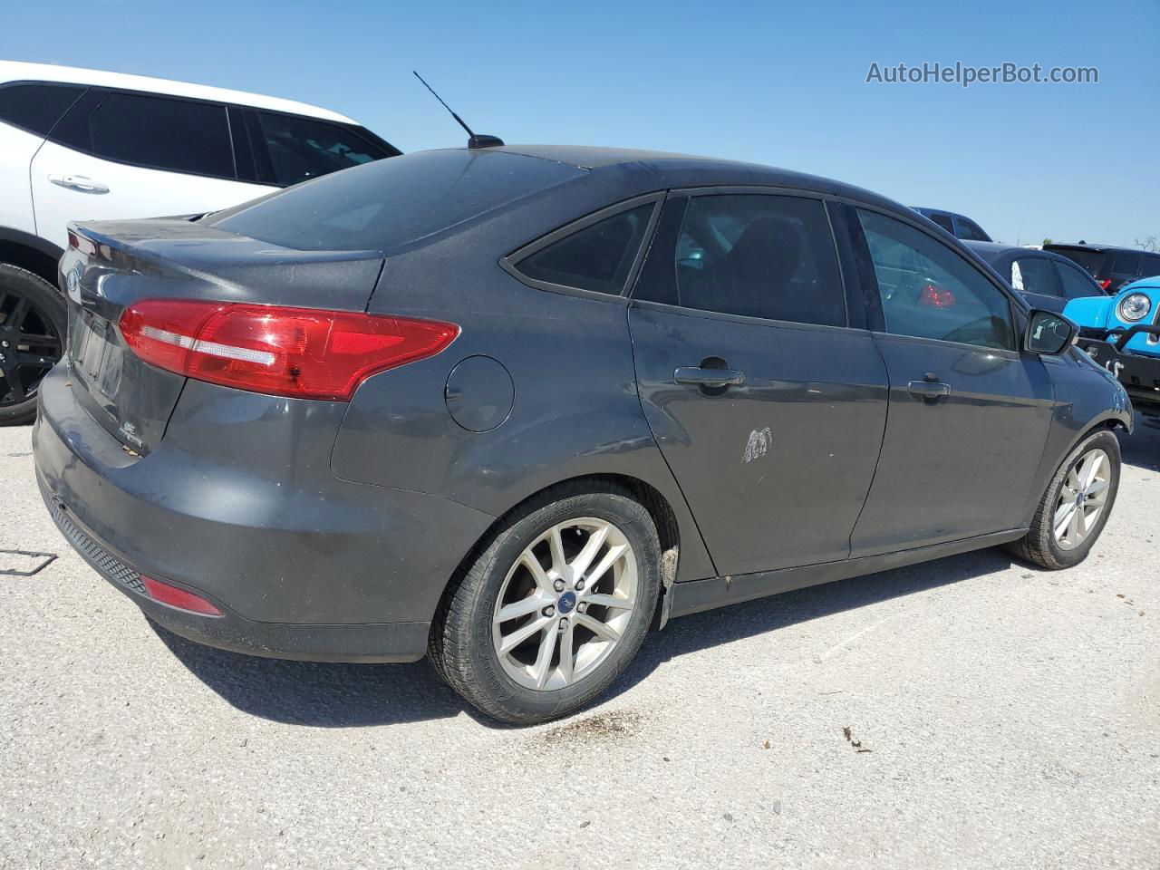 2015 Ford Focus Se Серый vin: 1FADP3F24FL254993