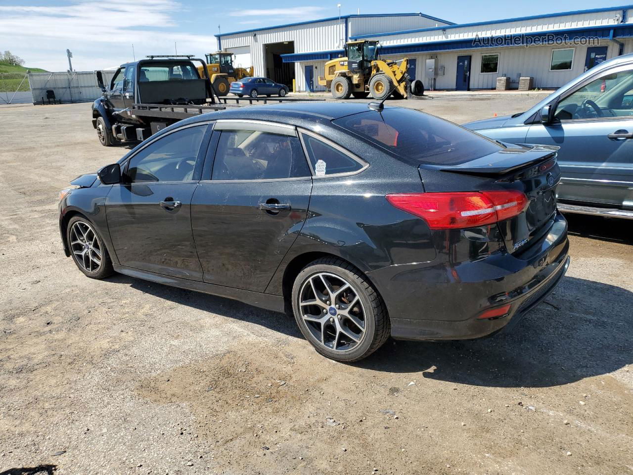 2015 Ford Focus Se Black vin: 1FADP3F24FL339669