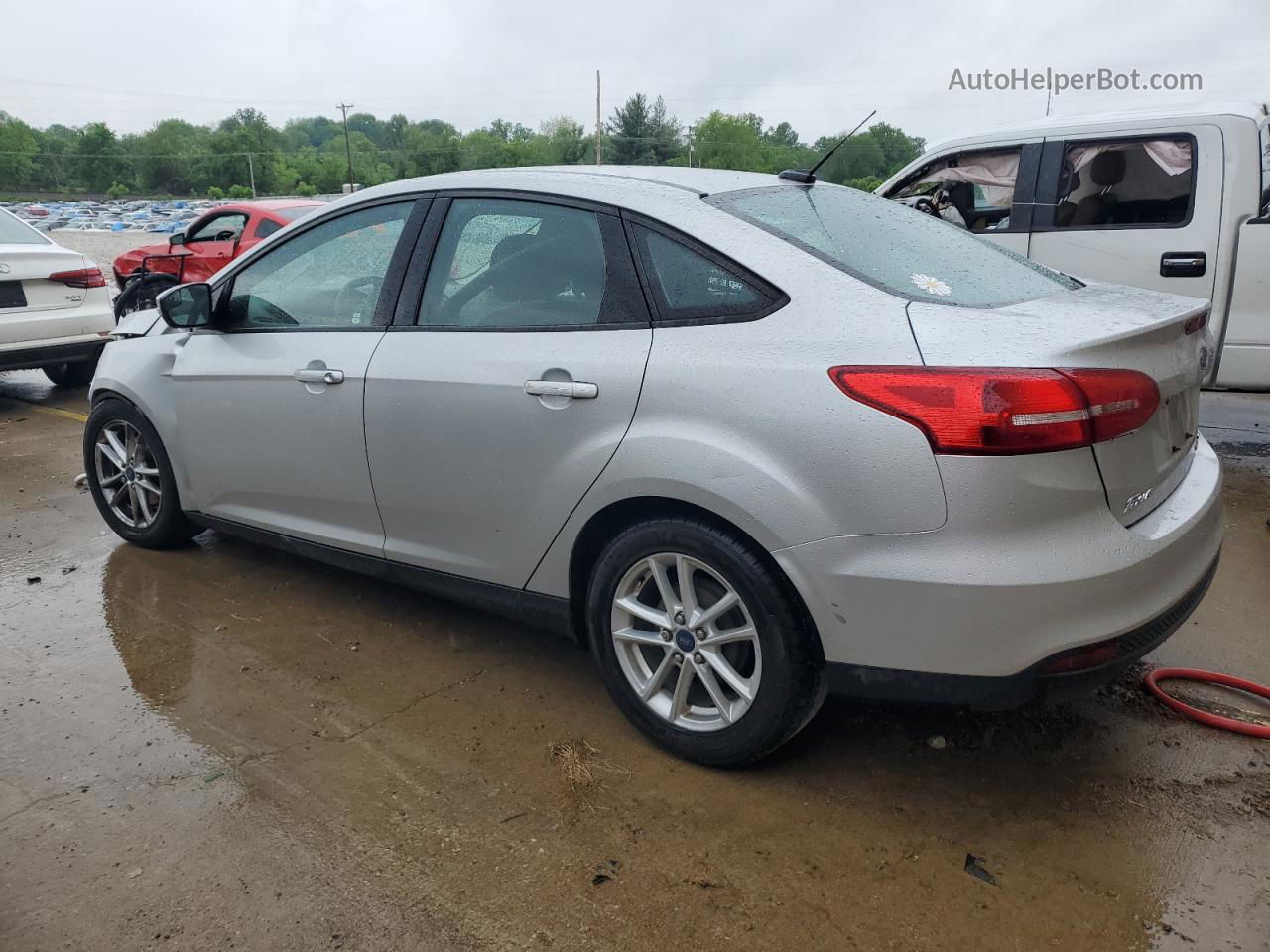 2015 Ford Focus Se Silver vin: 1FADP3F24FL347335