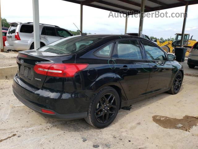 2016 Ford Focus Se Black vin: 1FADP3F24GL223874