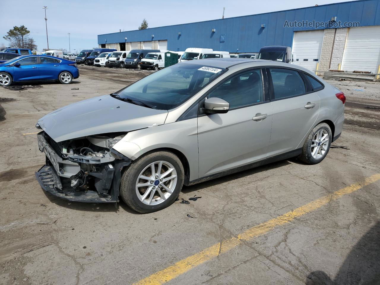 2016 Ford Focus Se Tan vin: 1FADP3F24GL231098