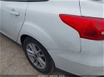 2017 Ford Focus Se White vin: 1FADP3F24HL300373