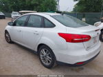 2017 Ford Focus Se White vin: 1FADP3F24HL300373