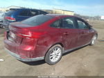 2017 Ford Focus Se Burgundy vin: 1FADP3F24HL324026