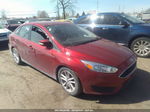 2017 Ford Focus Se Burgundy vin: 1FADP3F24HL324026