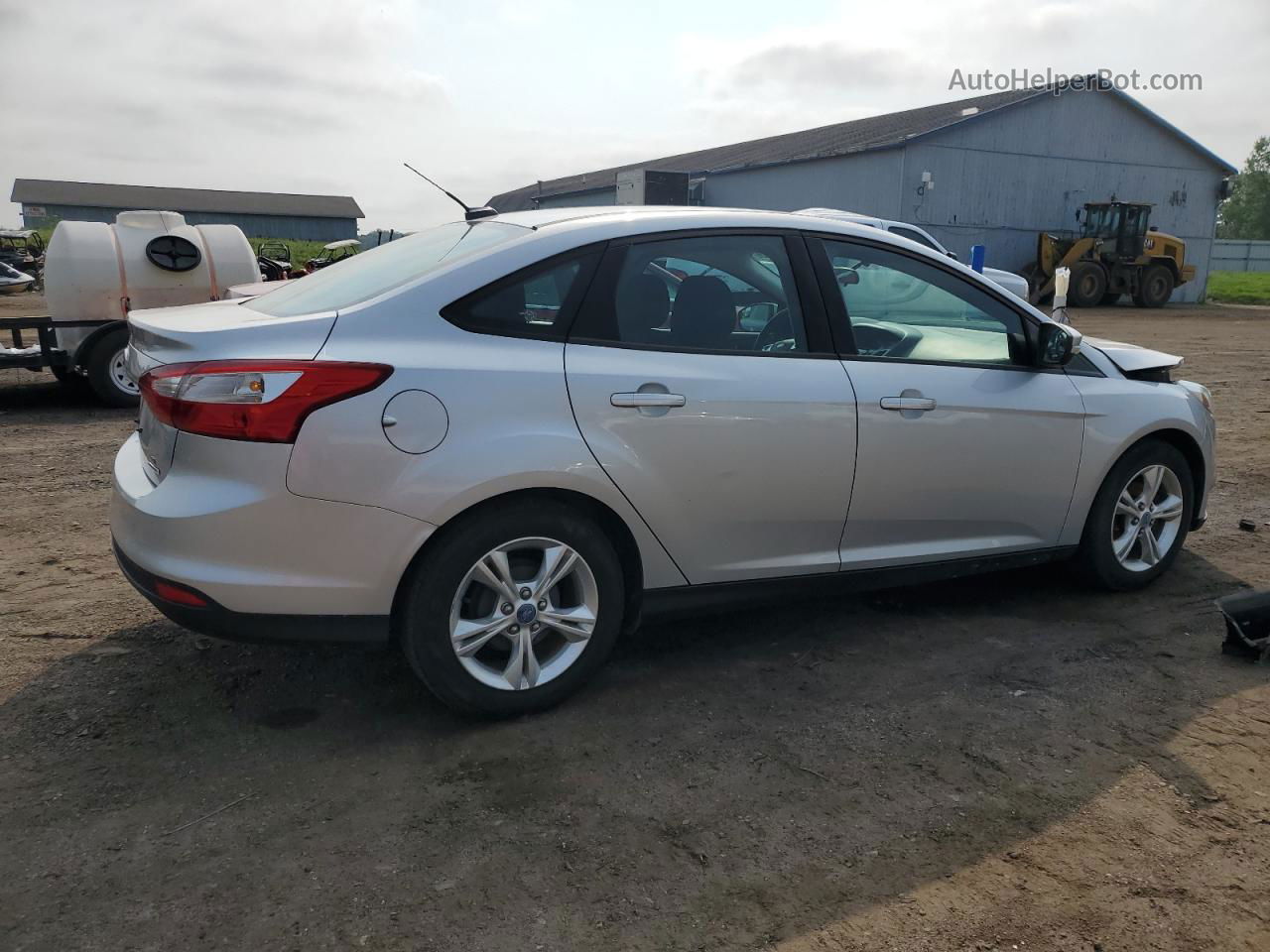 2013 Ford Focus Se Silver vin: 1FADP3F25DL105179