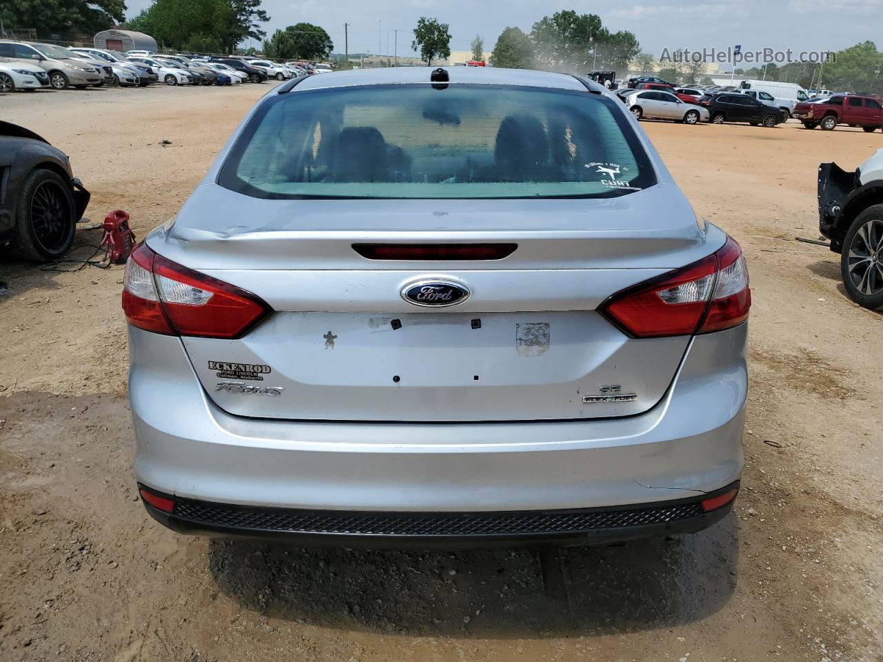 2013 Ford Focus Se Silver vin: 1FADP3F25DL111905