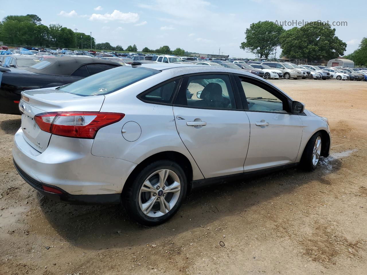 2013 Ford Focus Se Silver vin: 1FADP3F25DL111905