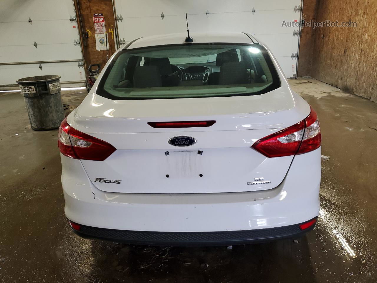 2013 Ford Focus Se White vin: 1FADP3F25DL112956