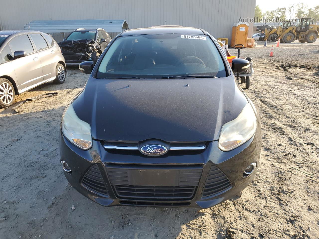 2013 Ford Focus Se Black vin: 1FADP3F25DL115646