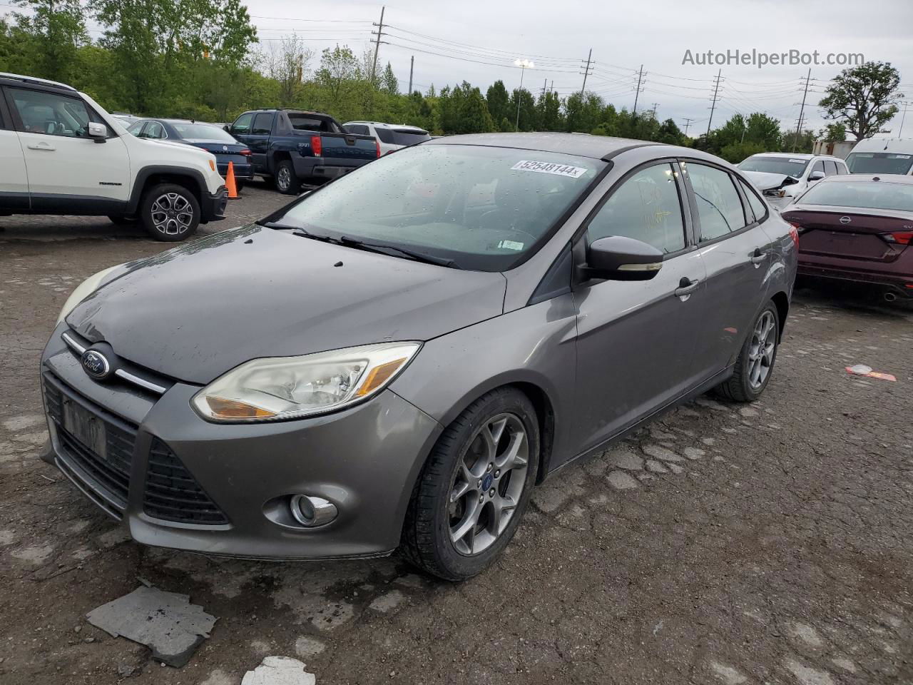 2013 Ford Focus Se Charcoal vin: 1FADP3F25DL128574