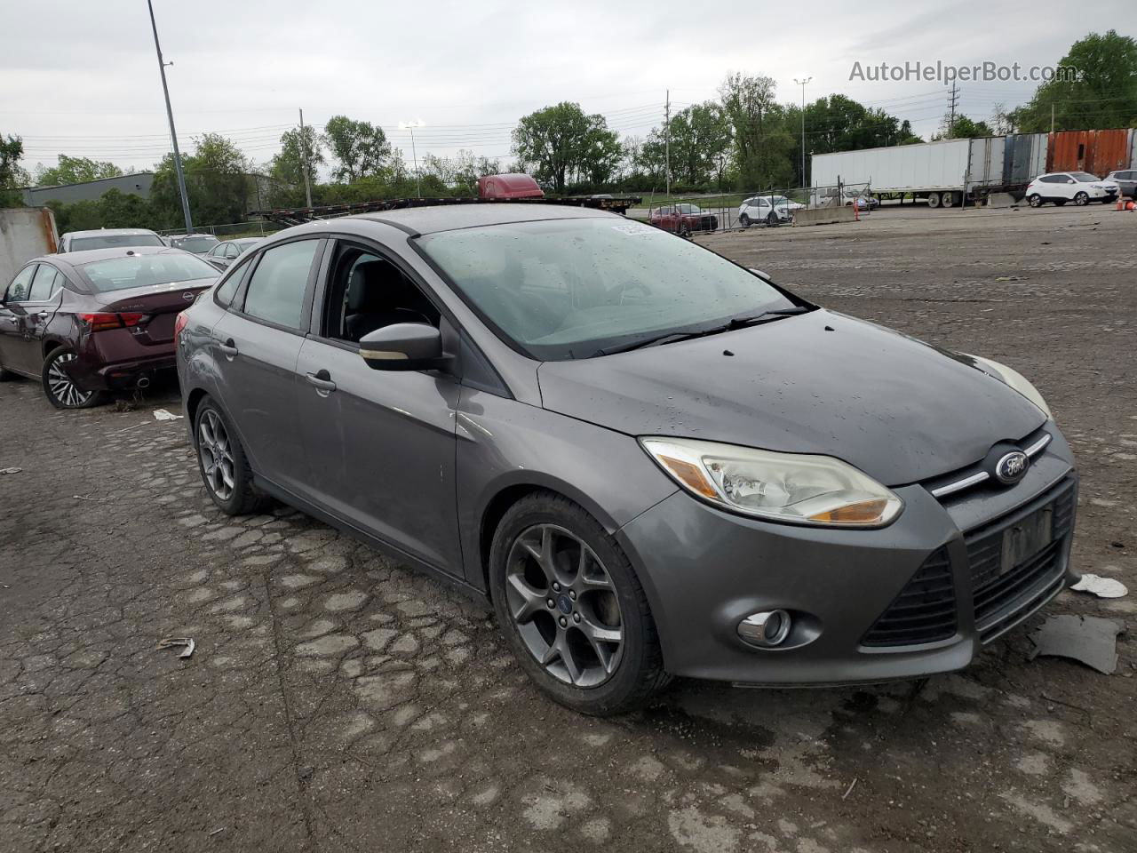 2013 Ford Focus Se Charcoal vin: 1FADP3F25DL128574