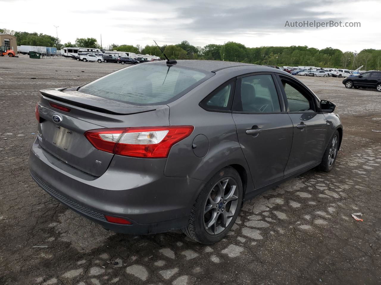 2013 Ford Focus Se Charcoal vin: 1FADP3F25DL128574