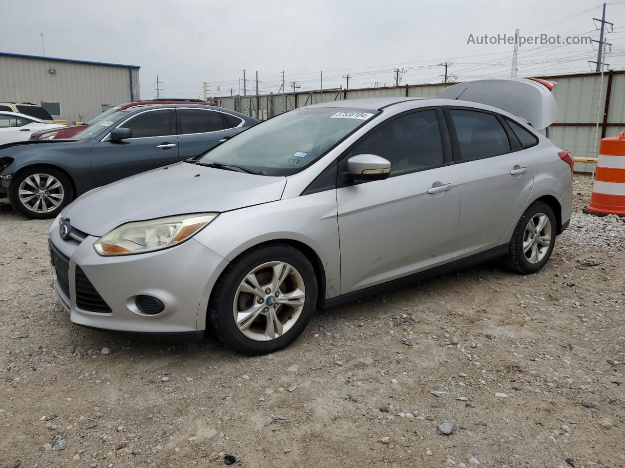 2013 Ford Focus Se Silver vin: 1FADP3F25DL144127