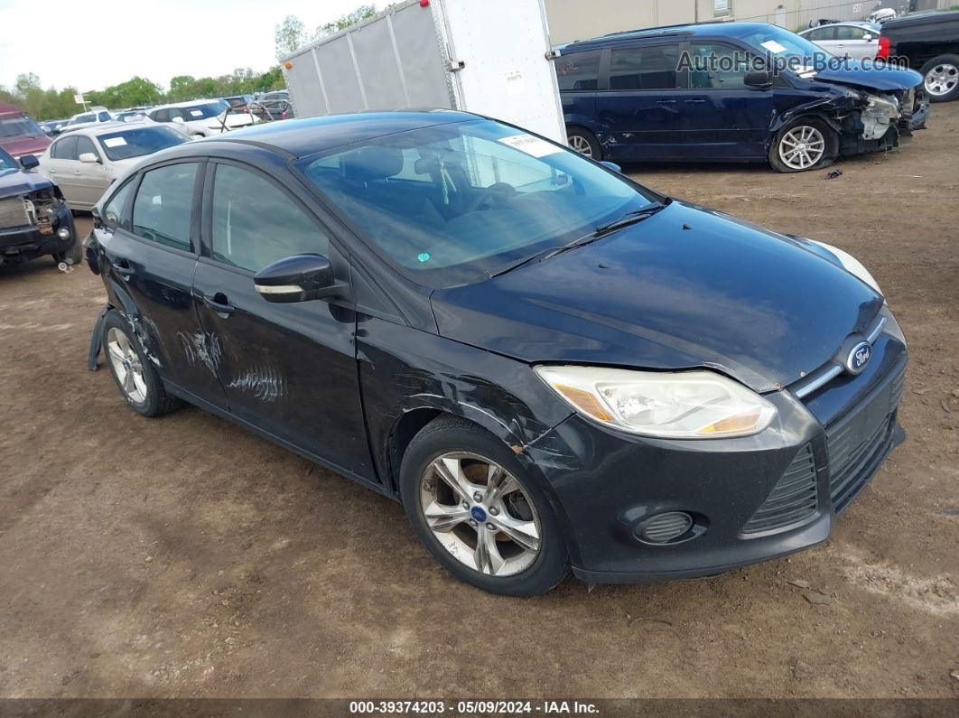 2013 Ford Focus Se Black vin: 1FADP3F25DL169450