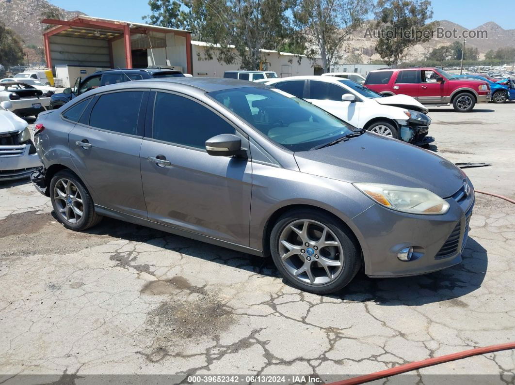 2013 Ford Focus Se Gray vin: 1FADP3F25DL184353