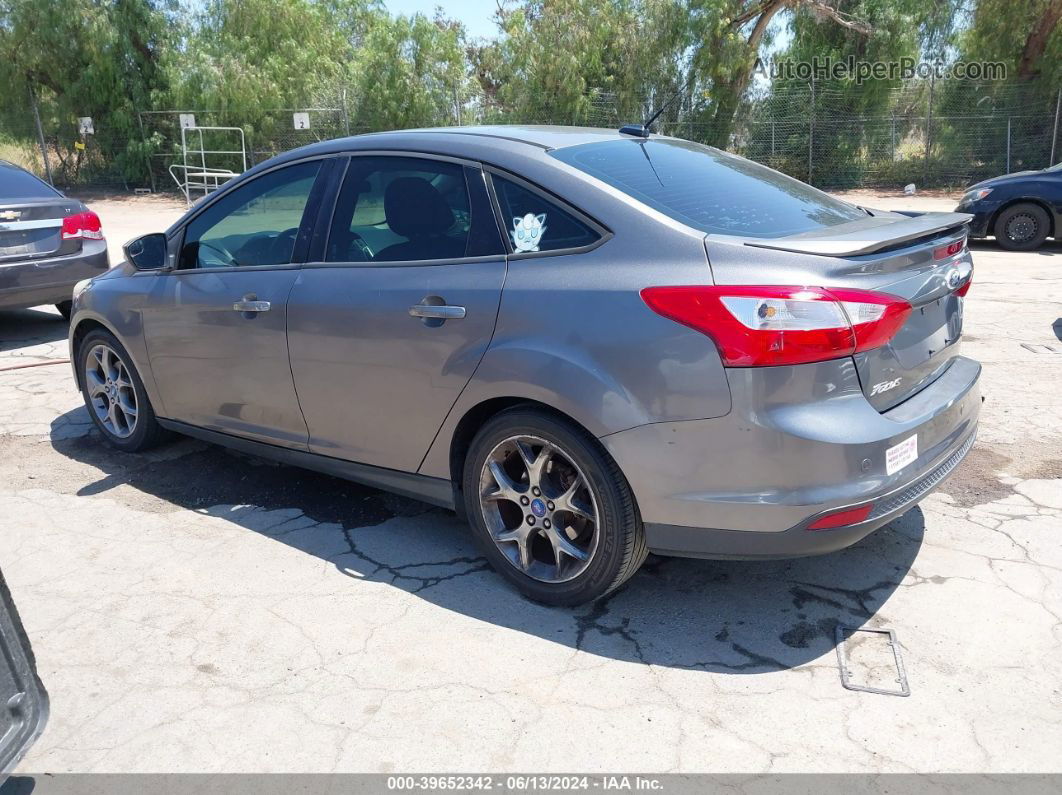 2013 Ford Focus Se Gray vin: 1FADP3F25DL184353