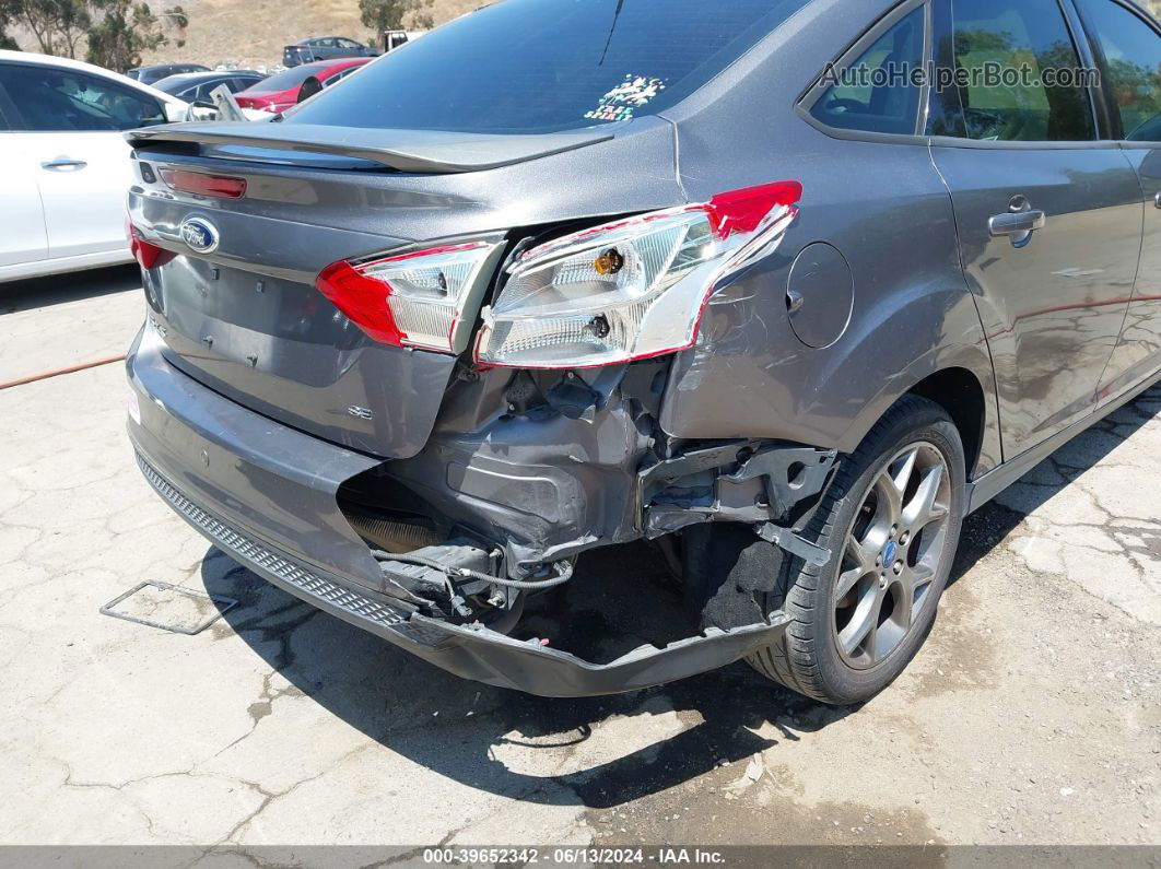 2013 Ford Focus Se Gray vin: 1FADP3F25DL184353