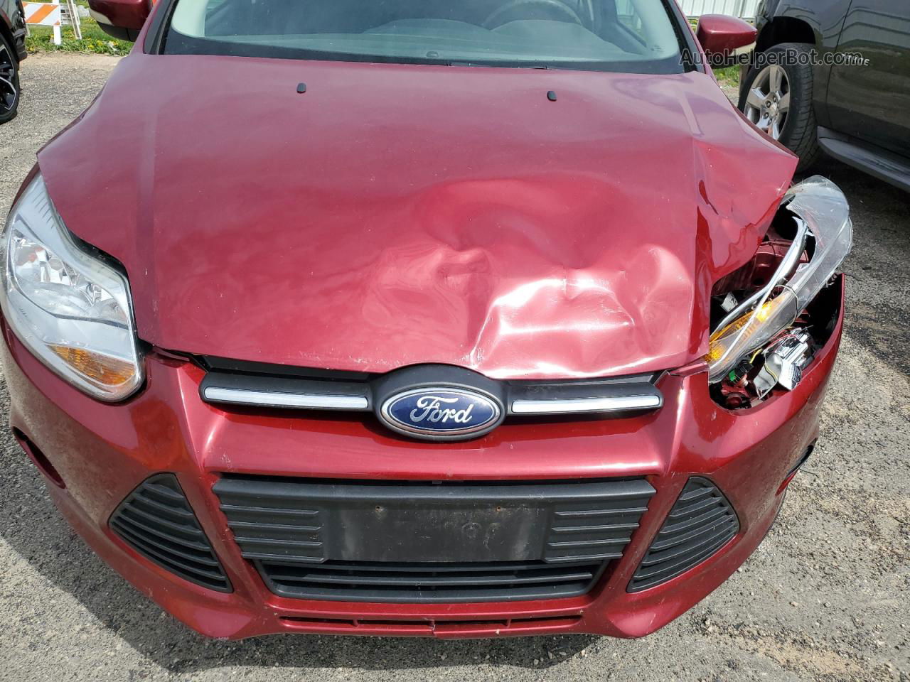 2013 Ford Focus Se Red vin: 1FADP3F25DL188080